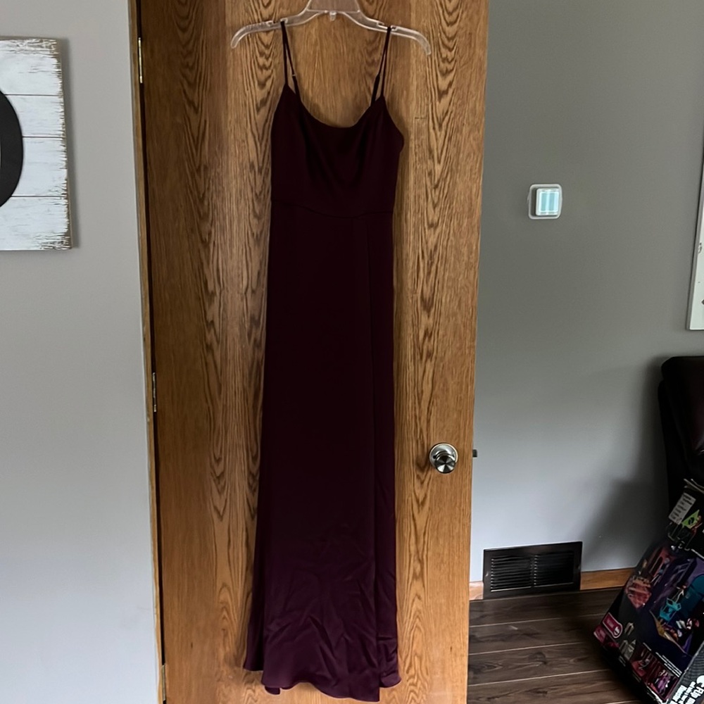 Davids bridal bridesmaid dress in eggplant size 0